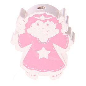 Motivperle Engel 'weiß-babyrosa' 656 auf Lager