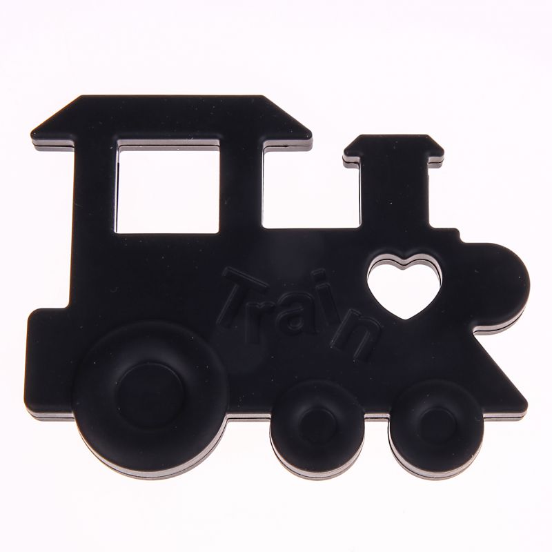 Teething ring locomotive 'black' 0 in stock 