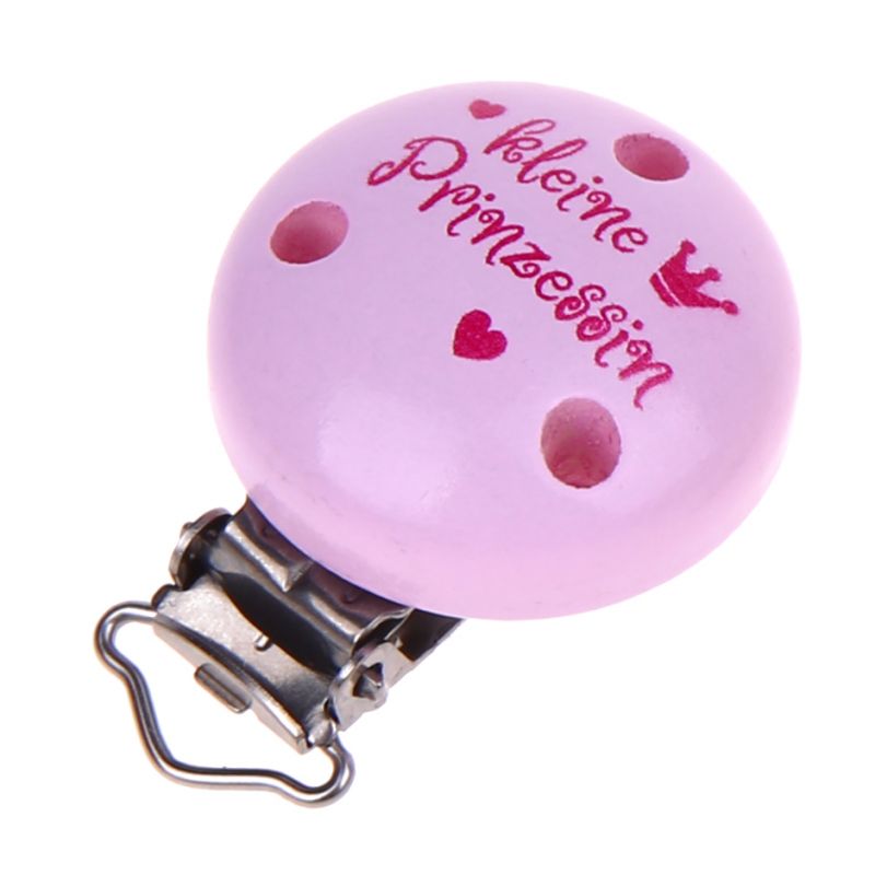 Schnullerclip kleine Prinzessin 'rosa' 0 auf Lager