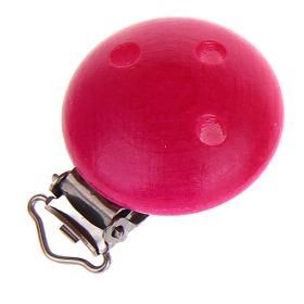 Holzclip SALE/ANGEBOT 'dunkelpink' 193 auf Lager