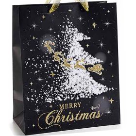 Weihnachtstüte Glitzer - groß 'Christmas tree' 3 in stock 