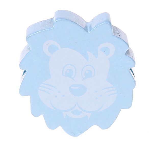 Motivperle Löwe 'babyblau' 153 auf Lager