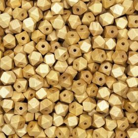 Hexagonperlen 12 mm 'natur' 2782 auf Lager