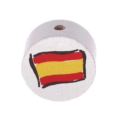 Motivperle Scheibe Flagge 'Spanien' 398 auf Lager