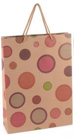 Kleine bunte Geschenktüte 'Punkte' 15 auf Lager