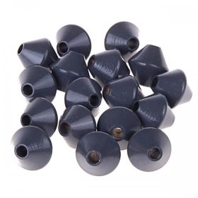 Spinning top beads 12mm - 25 pieces 'gray' 140 in stock 