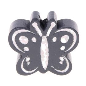 Motif bead butterfly glitter 'gray' 189 in stock 