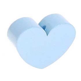 Motif bead shaped bead heart large 'baby blue' 1092 in stock 