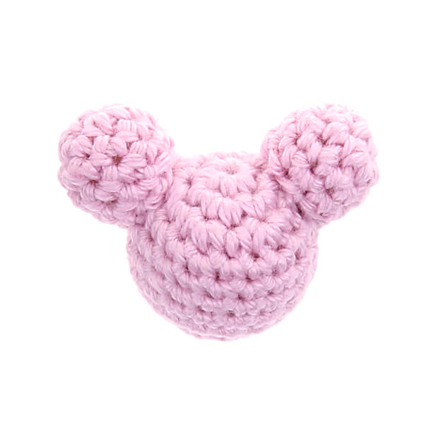 Häkeltier Maus 'rosa' 104 auf Lager