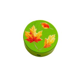 Motivperle Herbstblätter 'yellow-green' 96 in stock 