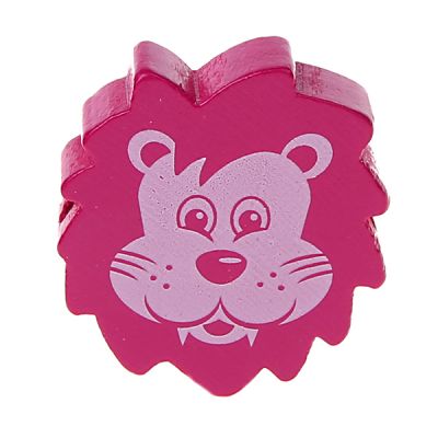 Motivperle Löwe 'dunkelpink' 518 auf Lager