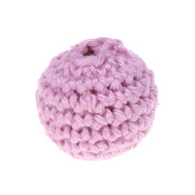 Häkelperle 25mm 'rosa' 295 auf Lager