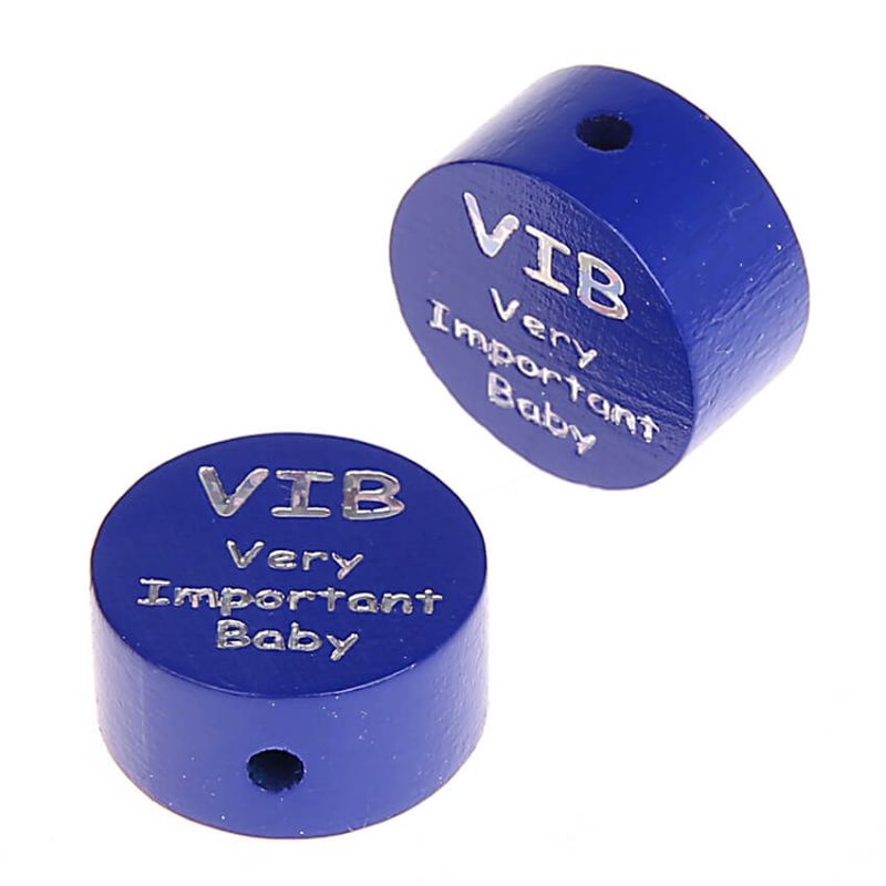 Motivperle Scheibe VIB Very Important Baby 'dunkelblau' 2336 auf Lager