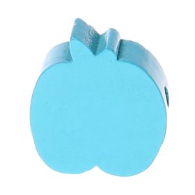 Apple motif bead 'light turquoise' 536 in stock 