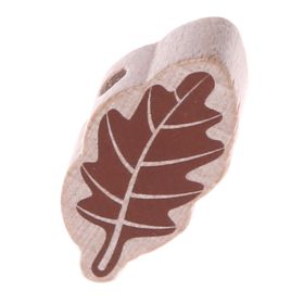 Motivperle Blatt 'braun' 123 auf Lager
