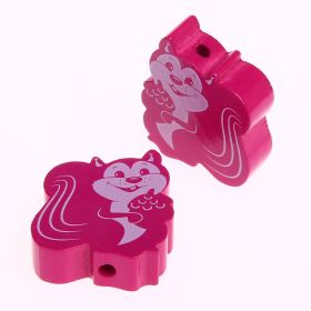 Motif bead squirrel 'dark pink' 648 in stock 