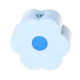 Flower dot motif bead 'baby blue' 332 in stock 