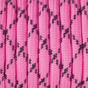 Paracord cord 4 mm 'pink-schwarz' 93 in stock 