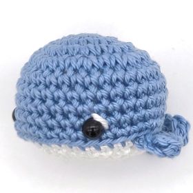 Häkeltier Wal • mini 'hellblau' -1 auf Lager