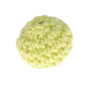 Häkelperle 20mm 'lemon' 0 auf Lager