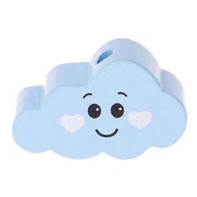 Motif bead cloud face 'baby blue' 23 in stock 