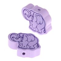 Elephant II motif bead 'lilac' 1461 in stock 