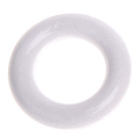 Wooden ring / grasping toy mini - 3,6cm 'white' 1084 in stock 