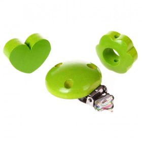 Mini pacifier chain craft kit 'yellow-green' 6 in stock 