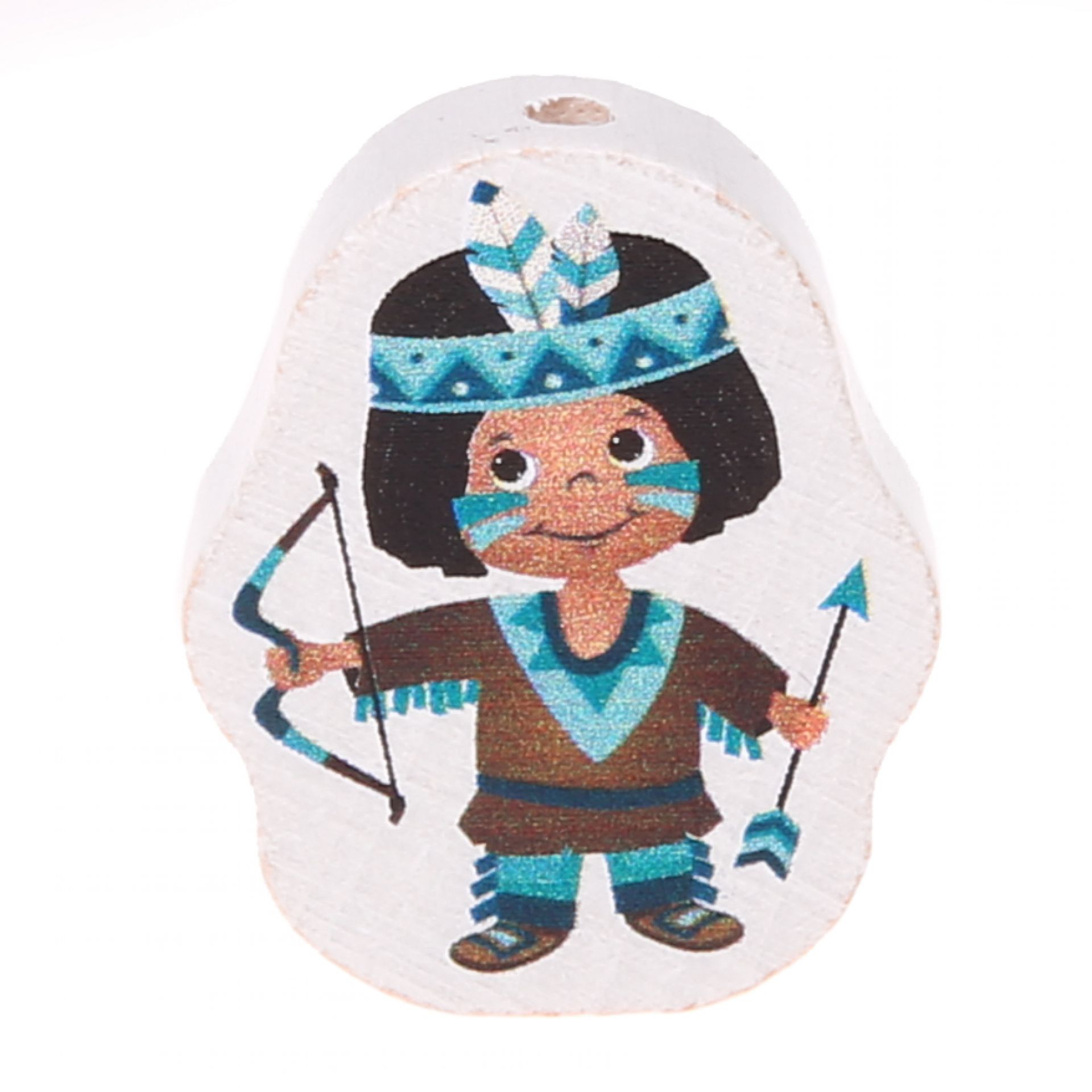 Motivperle Indianer • Indianerin 'Indianer mint' 0 auf Lager
