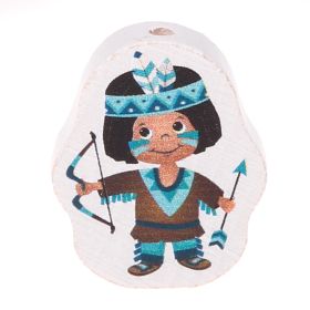 Motivperle Indianer • Indianerin 'Indianer mint' 29 auf Lager