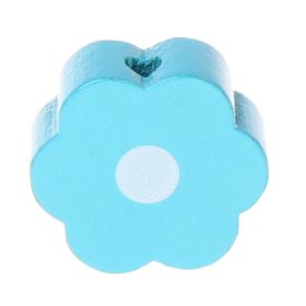 Flower dot motif bead 'light turquoise' 332 in stock 