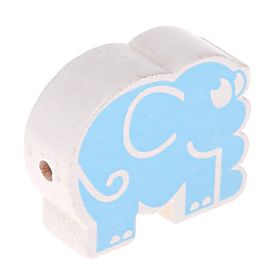 Motivperle Elefant 'babyblau' 114 auf Lager