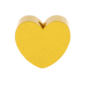 Heart motif bead (mini) 'yellow' 601 in stock 