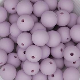Silikonperle 12mm 'lilac' 0 auf Lager
