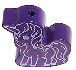 Unicorn II motif bead 'purple' 266 in stock 