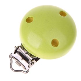 Holzclip / Schnullerclip Ø35mm 'lemon' 1641 auf Lager