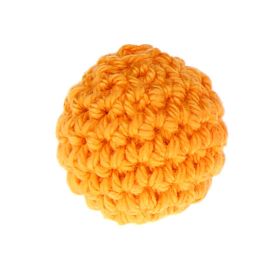 Häkelperle 16mm 'mango' 157 auf Lager