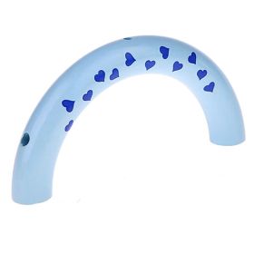 Halbring Herzen 'babyblau' 485 auf Lager
