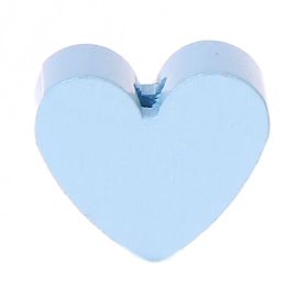 Heart motif bead (mini) 'baby blue' 975 in stock 