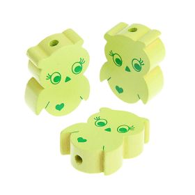 Motif bead owl sale 10 pieces 'lemon' 290 in stock 