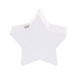 Star motif bead 'white' 999 in stock 