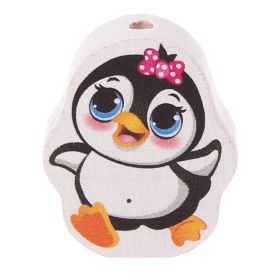 Penguin motif bead 'Penguin bow' 51 in stock 