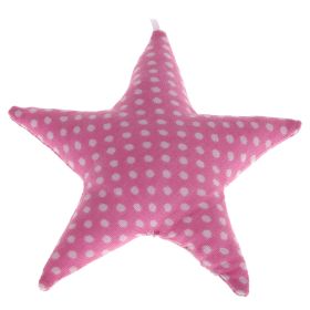 Fabric star dots 'pink' 53 in stock 