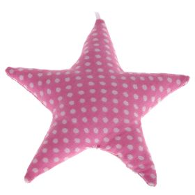 Stoffstern Punkte 'rosa' 33 auf Lager