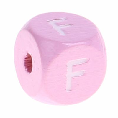 Holzbuchstaben Rosa 10 mm x 10 mm 'F' 775 auf Lager