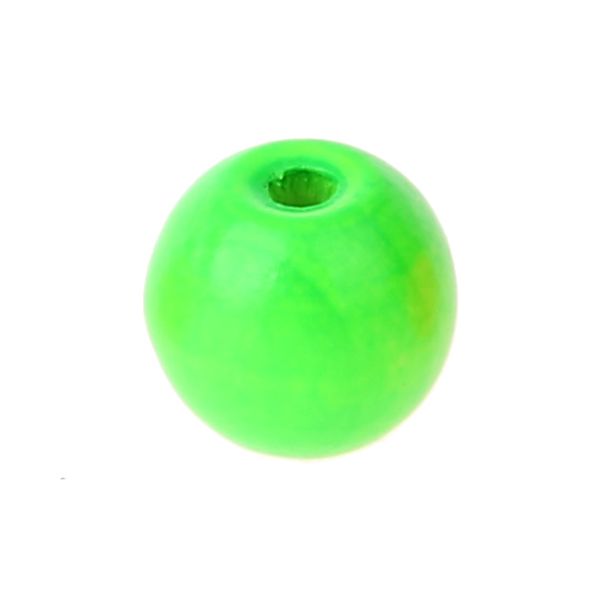 Neonperlen 12mm • 30 Stück 'neon-grün' 257 auf Lager