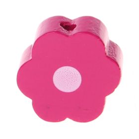 Flower dot motif bead 'dark pink' 0 in stock 