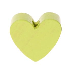 Heart motif bead (mini) 'lemon' 663 in stock 