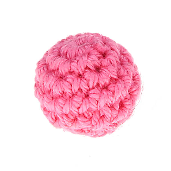 Häkelperle 20 mm 'babyrosa' 439 auf Lager