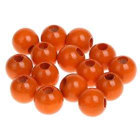 Wooden beads 8mm - 50 pieces 'mandarin' 130 in stock 